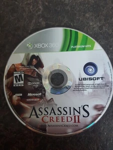 Assassin's Creed II Platinum Hits 2009 Xbox 360 Game Good Condition (Disc Only) - Picture 1 of 1