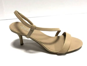Charles David Women's Strappy Beige Sandals, Size US 8M. - Picture 1 of 4