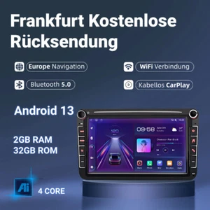 Carplay Android13 Autoradio GPS Nav WiFi SWC BT DAB+ 32G Für GOLF 5 PASSAT Jetta - Bild 1 von 11