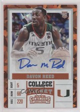 2017-18 Contenders Draft Picks Cracked Ice Ticket /23 Davon Reed Rookie Auto RC