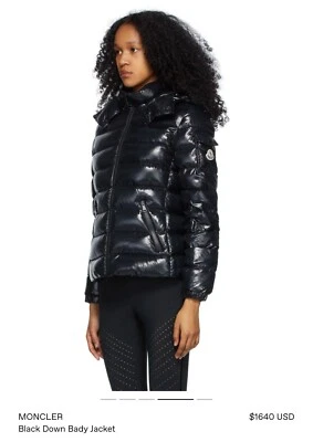 moncler черный вниз bady куртка - Изображение 1 из 4