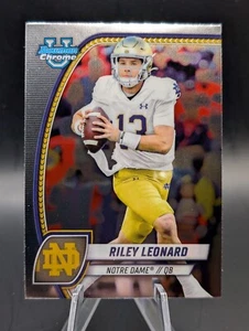 RILEY LEONARD 2024 Bowman U Chrome 1st Bowman Card #154 - Irish - Picture 1 of 2