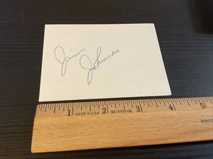 James Jim Johnson Signed Autograph Cut  1970 San Francisco Giants (D.'87) - Picture 1 of 2
