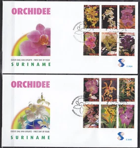 Surinam - Suriname Issue FDC 2006 (293) Orchids - Flowers - Picture 1 of 1