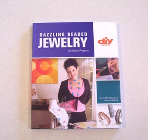 DIY Network "Dazzling Beaded Jewelry" Pattern Book Paperback - Picture 1 of 2