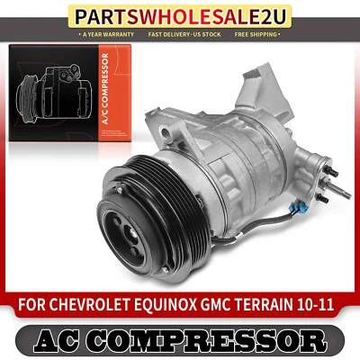 Compresor de aire acondicionado con embrague para Chevrolet Equinox GMC Terrain 2010 2011 3,0 L SP17 Foto 1 de 4