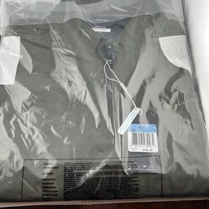 New W/tags Nike Golf Rain Full Zip 2 Pocket Jacket Men's Med. Olive Green 726236 - Picture 1 of 9