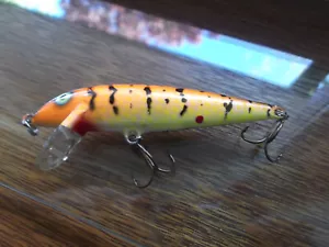 Custom Painted Rapala Countdown CD-9 Orange Tiger - Picture 1 of 10