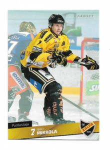2016-17 Finnish League Cardset #63 Niko Mikkola (New York Rangers)