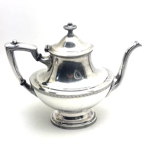 William Rogers Nickel Silver Teapot Soldered Base Pattern 3108 N - Picture 1 of 14