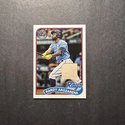 2024 Topps Topps Series 1 BAT RELIC Randy Arozarena Tampa Bay Rays #89BR-RA  - Image 1 of 2