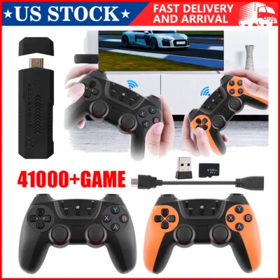X2 Plus 3D HDMI Retro Game Stick Console 4K 50000+ Games 2 Wireless Controllers