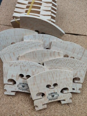Puente para violín avanzado tamaño 1/8 puentes para violín madera de arce 10 piezas Foto 1 de 4