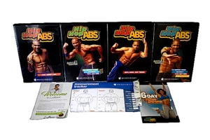 Hip Hop Bauchmuskeln 4 DVD Paket Last Minute Bauchmuskeln/Hüften, Brötchen & Oberschenkel/Fettverbrennung Cardio - Bild 1 von 10