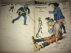 PROSTITUTION -EROTIK. KARIKATURENZEITSCHRIFT 1903. Bidoire Et La Mascotte. - Bild 1 von 3
