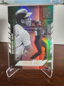 2022 Capstone Baseball Deja Vu #DV-4 Luis Robert & Rickey Henderson