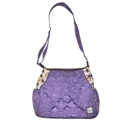 Bolsa de pañales para bebé Cinda B Casablanca púrpura usada en excelente estado Foto 1 de 4