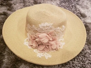 Women's Fringe Straw Hat CHarming Charlie NWT - Picture 1 of 5