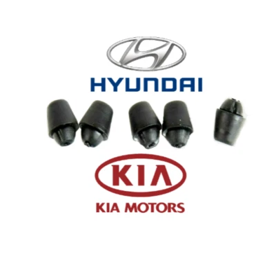 5PC New Hyundai Kia Interior Door Overslam Ball Bumper Knob Rubber Shill Stopper - Image 1 of 4