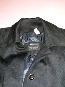 CAPPOTTO SCHNEIDERS SALZBURG NERO LODEN LANA e Cashmere MADE IN AUSTRIA TAGLIA 12 - Foto 1 di 10