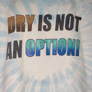 Vintage Disney World Splash Mountain Dry is Not an Option tie dye Youth XS RARE - Picture 1 of 12