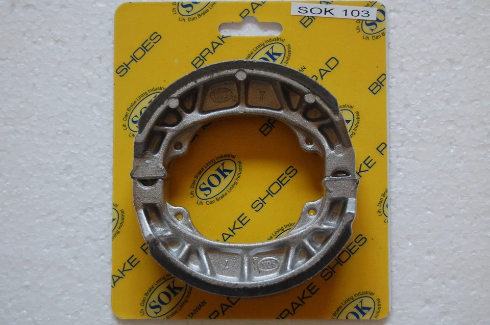 FRONT BRAKE SHOES fit HONDA CT 70 Mini Trail, 1977-1982 CT70, 1991-1994 CT70 - Image 1 of 1