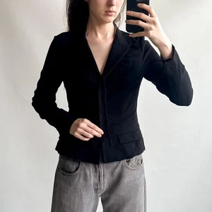 Prada vintage 00s (2007) black jacket/blazer 42 - Picture 1 of 6