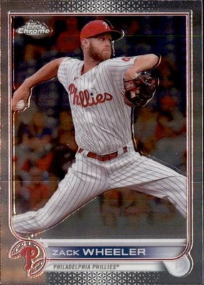 2022 Topps Chrome - Zack Wheeler #207 - Image 1 of 2