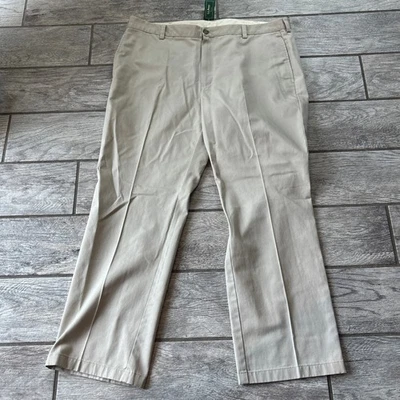 L.L.Bean Khaki Chino Pants Mens 38 x 30 Standard Fit Double L - Image 1 of 4