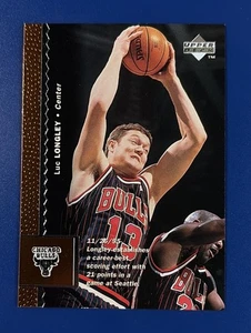1996-97 Upper Deck Basketball Luc Longley Chicago Bulls #17 - Picture 1 of 2