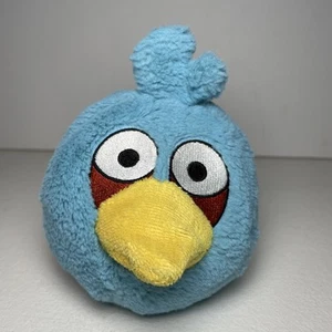2010 Commonwealth Angry Birds 5 Zoll Blue Jay Stofftier Plüschtier - kein Ton - Bild 1 von 8