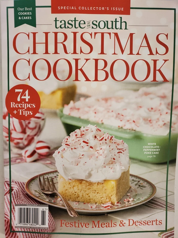 TASTE OF TGE SOUTH CHRISTMAS COOKBOOK 74 RECIPES + TIPS HOLIDAY 2025 — 第 1/1 张图片