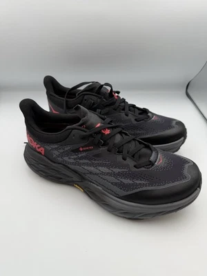 Hoka Speedgoat 5 Spike GORE-TEX Hombre Talla 9/Mujer 10 Negro/Rosa Vibram Foto 1 de 4