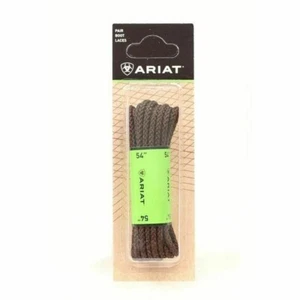 Ariat Unisex Durable 54" Brown Boot Shoe Lace Shoelaces 12pk - Picture 1 of 1