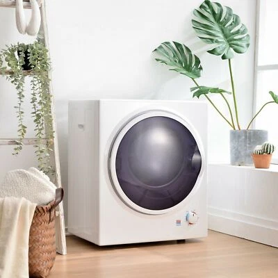 MERAX® Wäschetrockner Abluft Trockner 2,5 KG freistehend Überhitzungsschutz Weiß - Bild 1 von 4