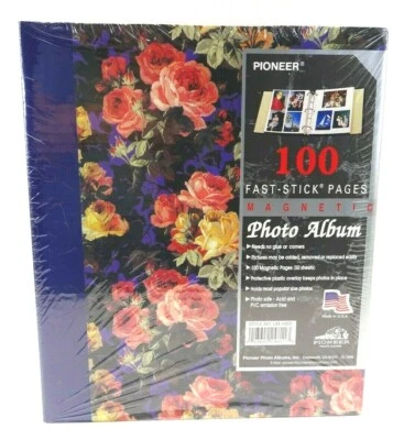 VTG Pioneer Blue Photo Album LM-100D 100 Fast-Stick Pages FACTORY SEALED 1998 - Image 1 of 4