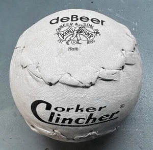 1980's VINTAGE deBEER & SONS CORKER CLINCHER SOFTBALL (CF-12 12") NEW in BOX * - Picture 1 of 11