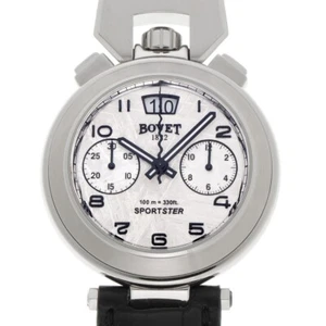 BOVET Sportster Meteorite Chronograph Automatic C801 40mm Silver Dial SS watch - Picture 1 of 9