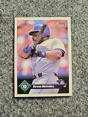 Kevin Mitchell 157 Donruss 1993 Seattle Mariners + 5 Random Bonus Cards! - Image 1 of 2