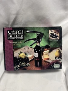 CORK BUTLER Wine Bottle Opener + Foil Cutter & Additional Spiral Needle New - Picture 1 of 2
