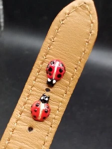 925 Silver Ladybird / Ladybug Earrings Ideal Summertime Jewellery - Picture 1 of 6