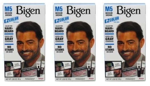 Kit BL Bigen Ez Color Para Hombre M5 Marrón Medio X 3 Cuentas Foto 1 de 1