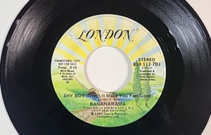 1983 Bananarama 45 RPM Vinyl - Shy Boy, London Records Promo Copy 810 112 7DJ - Picture 1 of 4