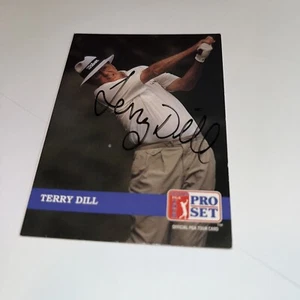 Terry Dill Signed 1992 Golf Card - Picture 1 of 1