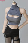 1/6 Female Tights Vest Crop Top Clothes T-Shirt For 12'' Phicen TBL Figure Body