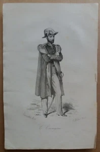 C1 GRAVURE Eugene CAVAIGNAC 1849 Lacauchie Rebel - Picture 1 of 1