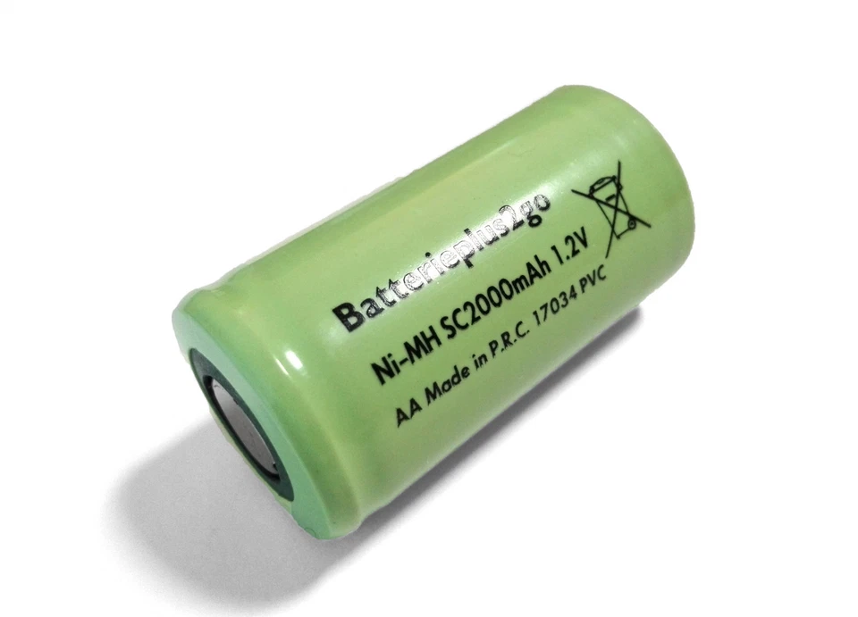 Werkzeug Akku Sub-C NIMH 2000mAh 1.2V Schrumpfschlauch ohne Lötfahne - Bild 1 von 1