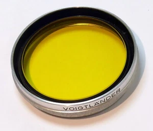 Voigtlander G2 49mm 49S Yellow Filter AR Germany for Nocton 50mm f1.5 - Picture 1 of 13