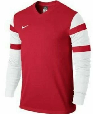 Nike MENS Dri-FIT Football Shirt Trophy II University RED/WHITE LONG SLEEVE M - Image 1 of 4