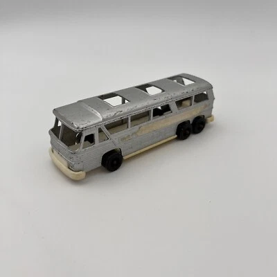 Tootsietoy Tootsie Toy Greyhound Bus plateado 5" largo Grey Hound Foto 1 de 4